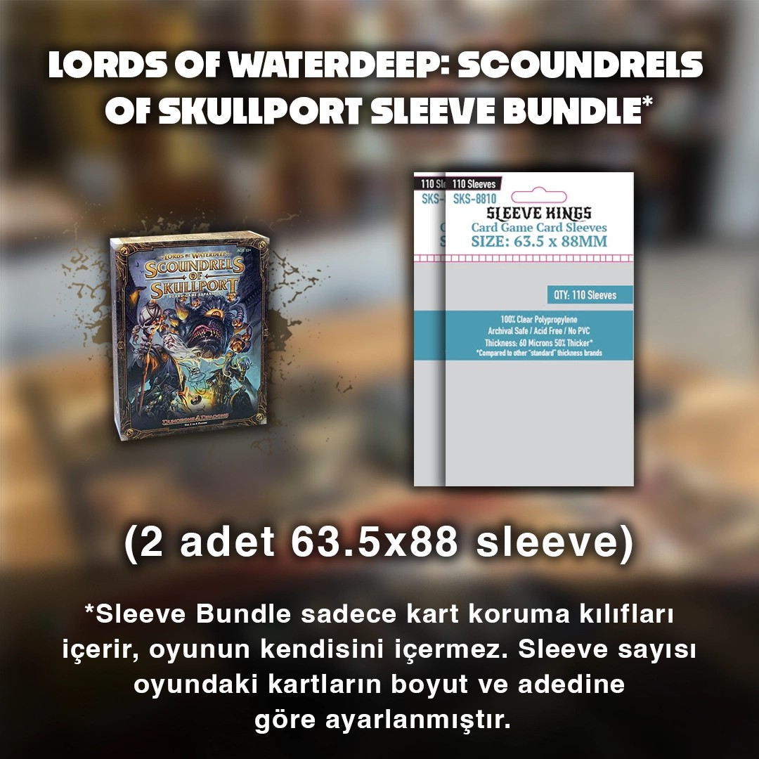 Lords Of Waterdeep: Scoundrels Of Skullport Sleeve Bundle