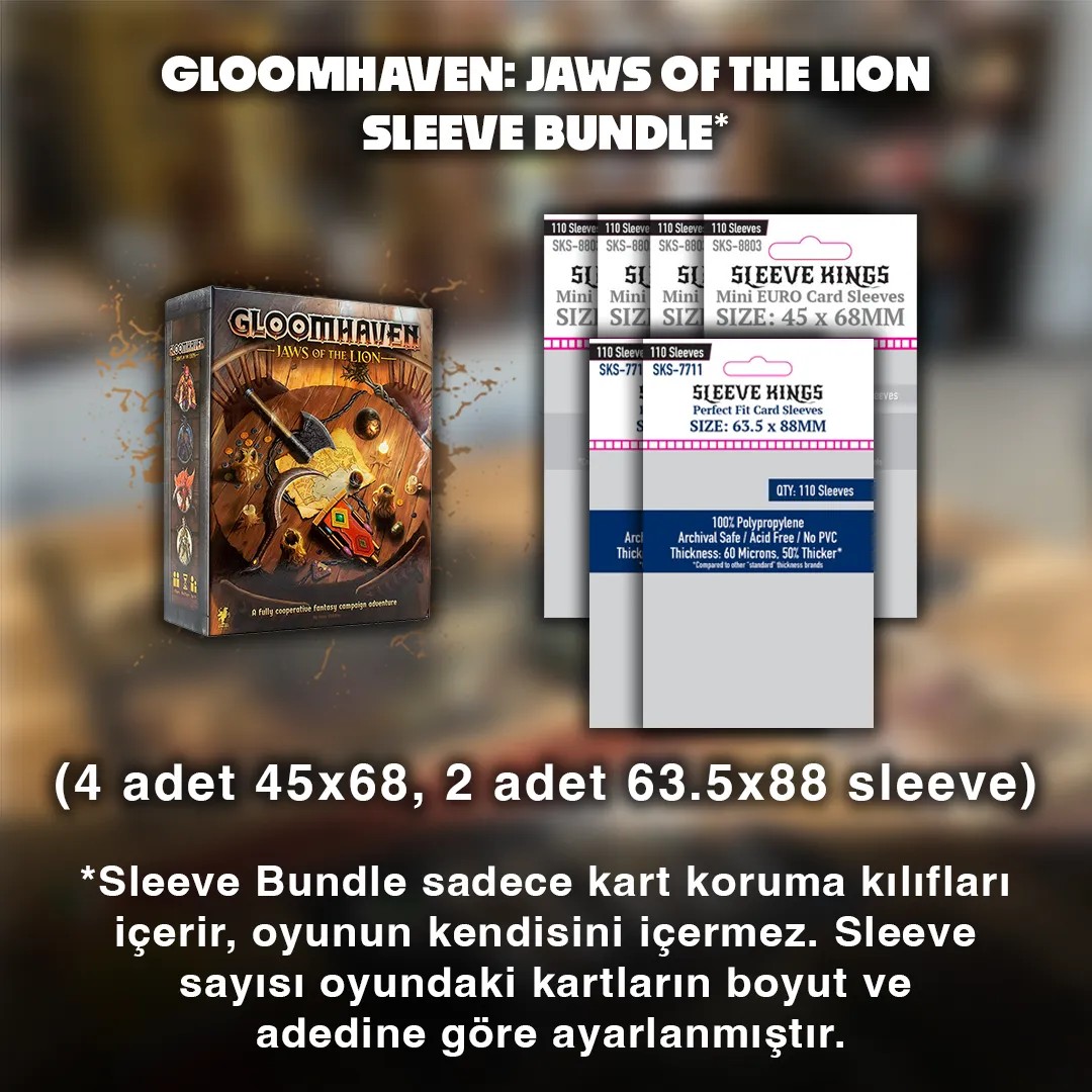 Gloomhaven: Jaws Of The Lion Sleeve Bundle