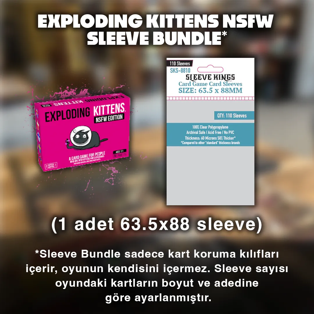 Exploding Kittens NSFW Sleeve Bundle