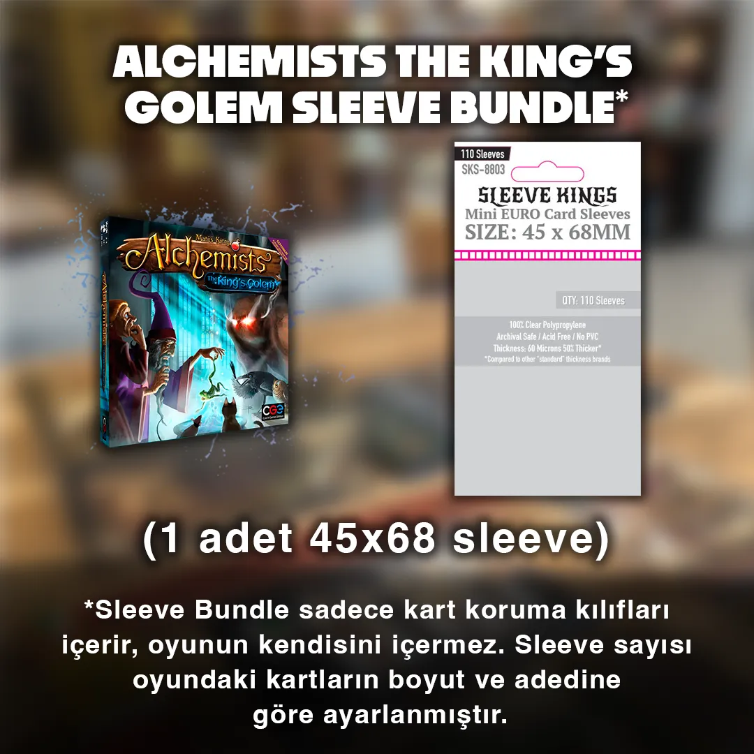 Alchemists The King’s Golem Sleeve Bundle