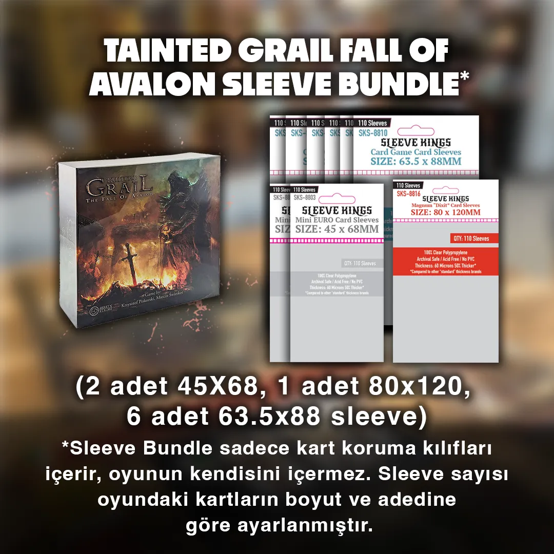 Tainted Grail Fall Of Avalon Sleeve Bundle