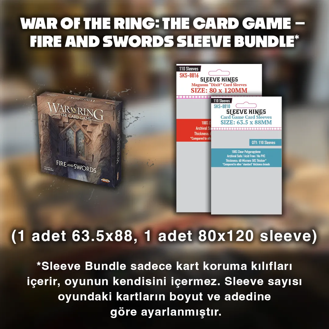 War of the Ring: The Card Game – Fire and Swords Sleeve Bundle