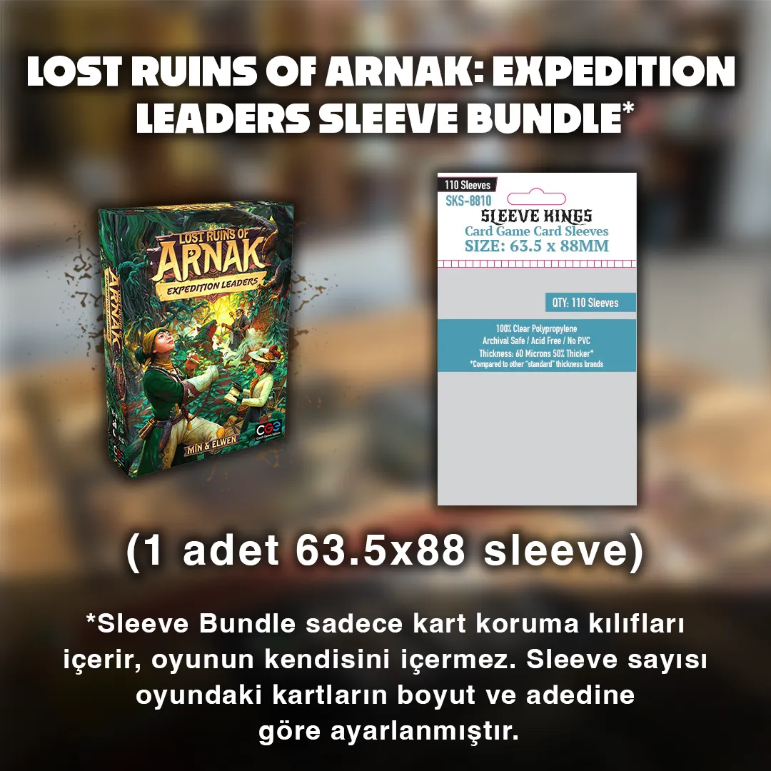 Lost Ruins Of Arnak: Expedition Leaders Sleeve Bundle