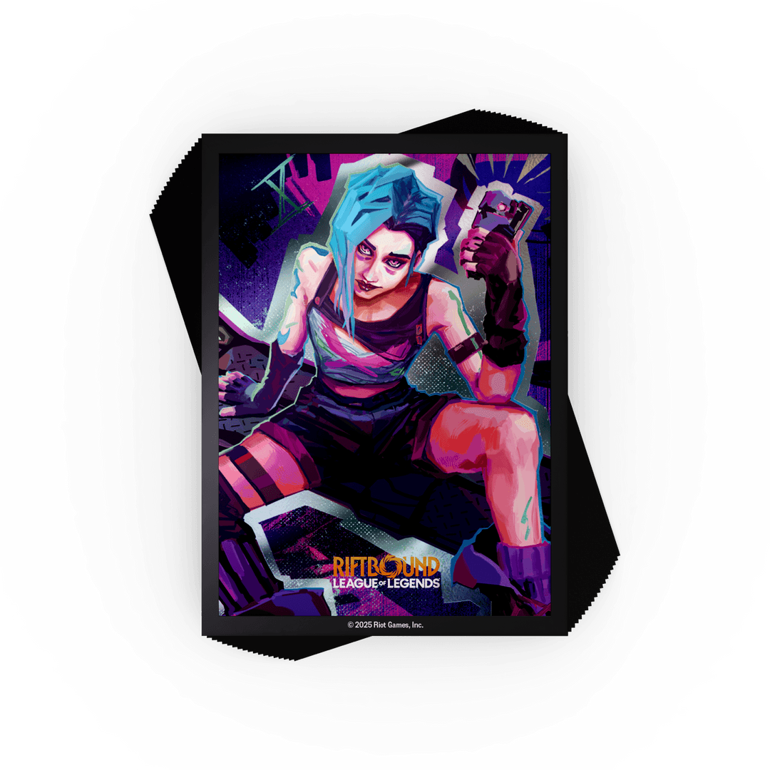 Riftbound Jinx kart kılıfı
