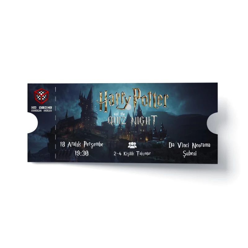 Harry Potter Quiz Bileti