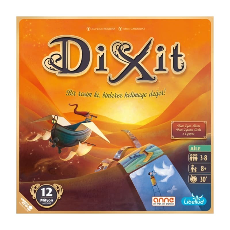 DiXit Yeni!, 3-8 Oyuncu, 8 Yeni Oylama Çarkı, Yeni Oyun Alanı