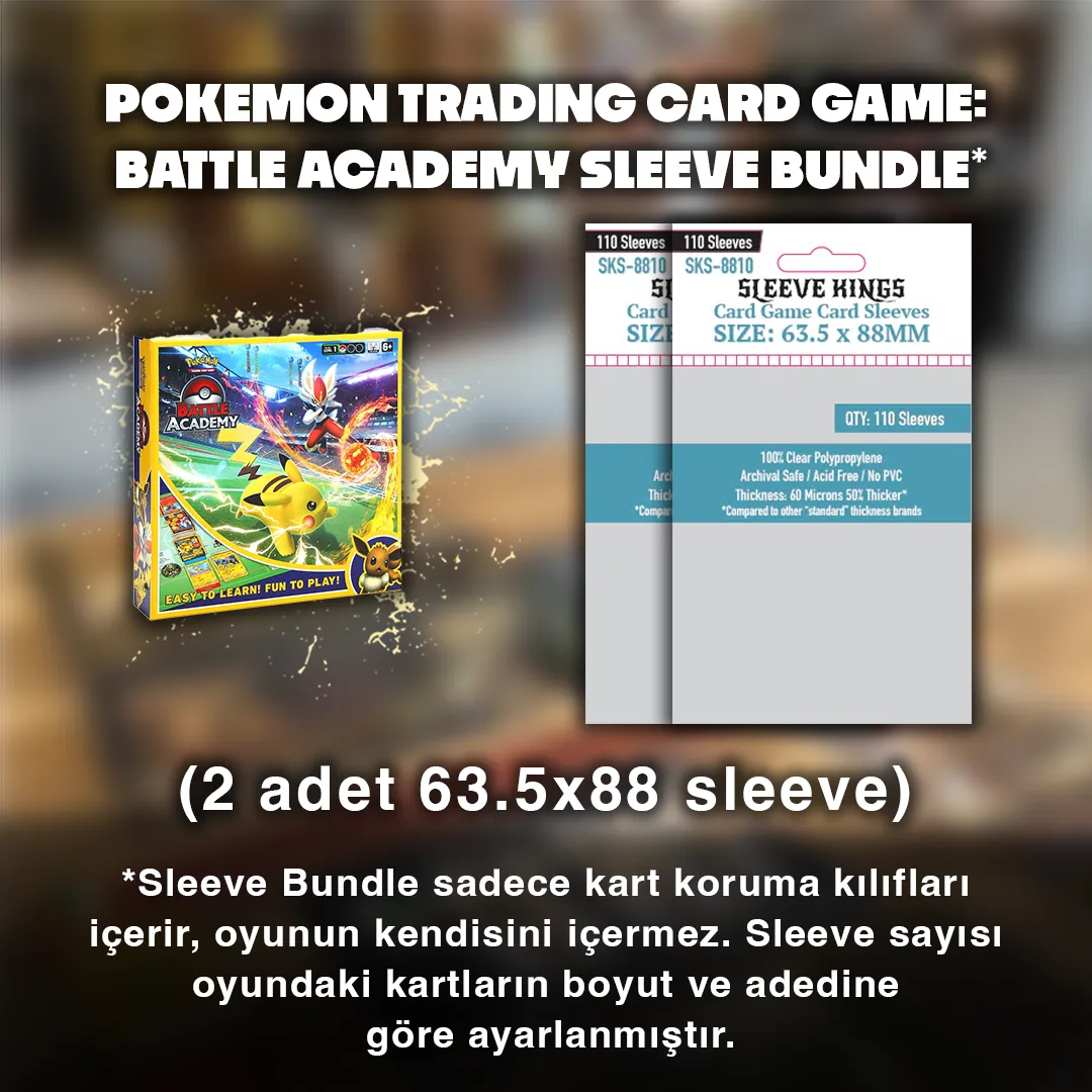 Pokemon Trading Card Game: Battle Academy 2022 Sleeve Bundle