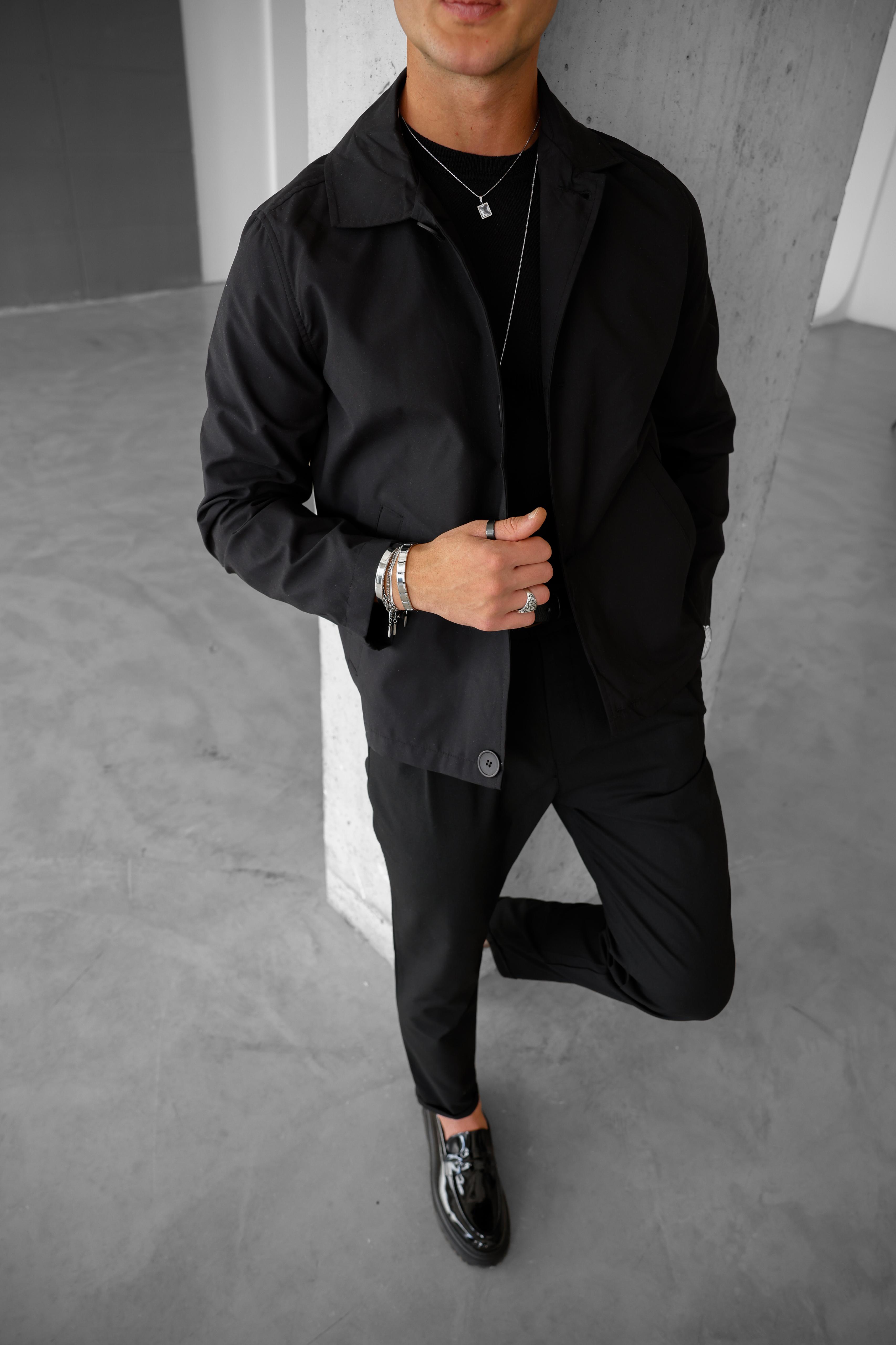 %100 Gabardin Kısa Model Düğme Detaylı Mevsimlik Oversize Trench