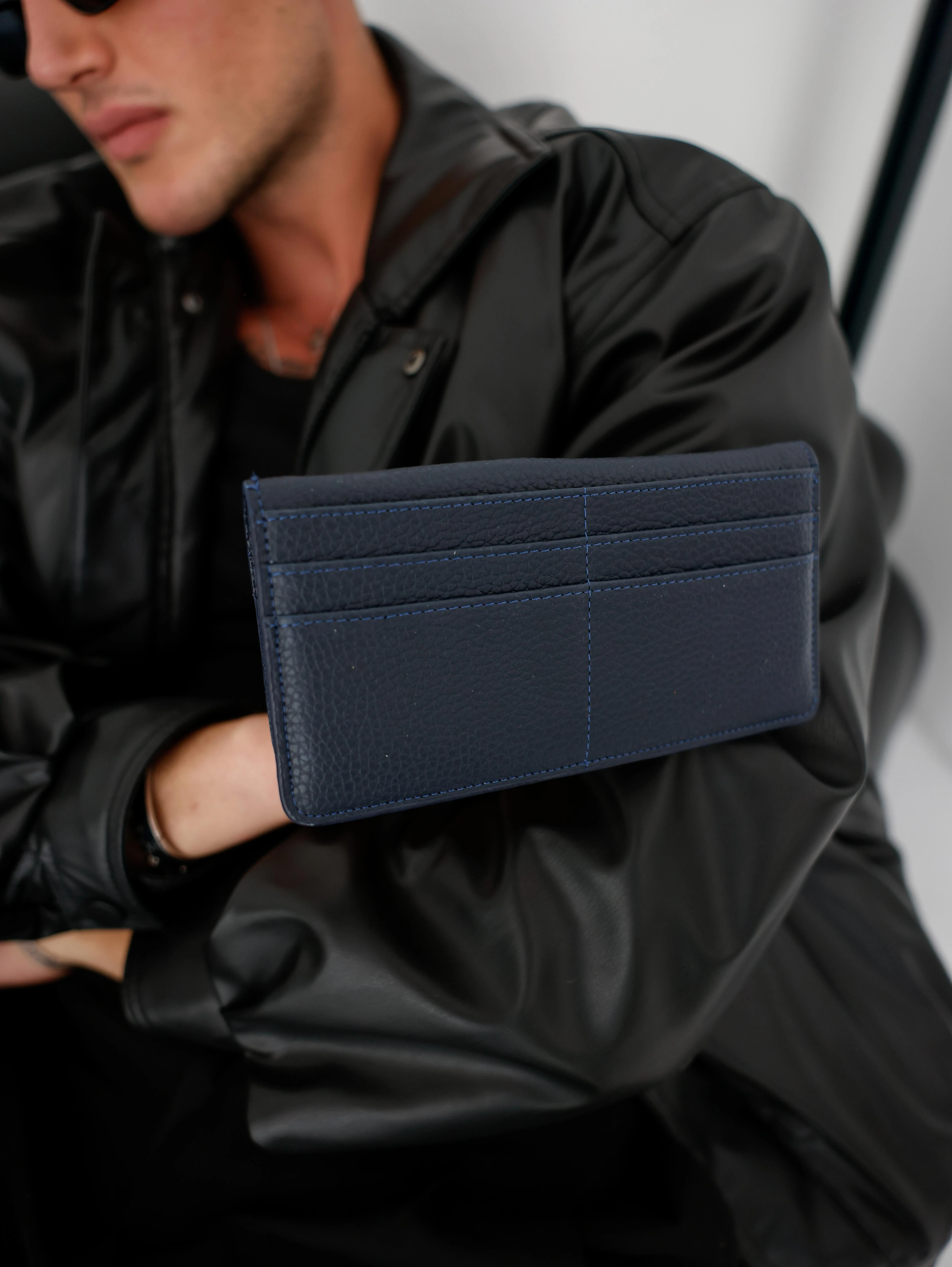 Yüksek Kalite Wındex Deri Cüzdan  - Lacivert