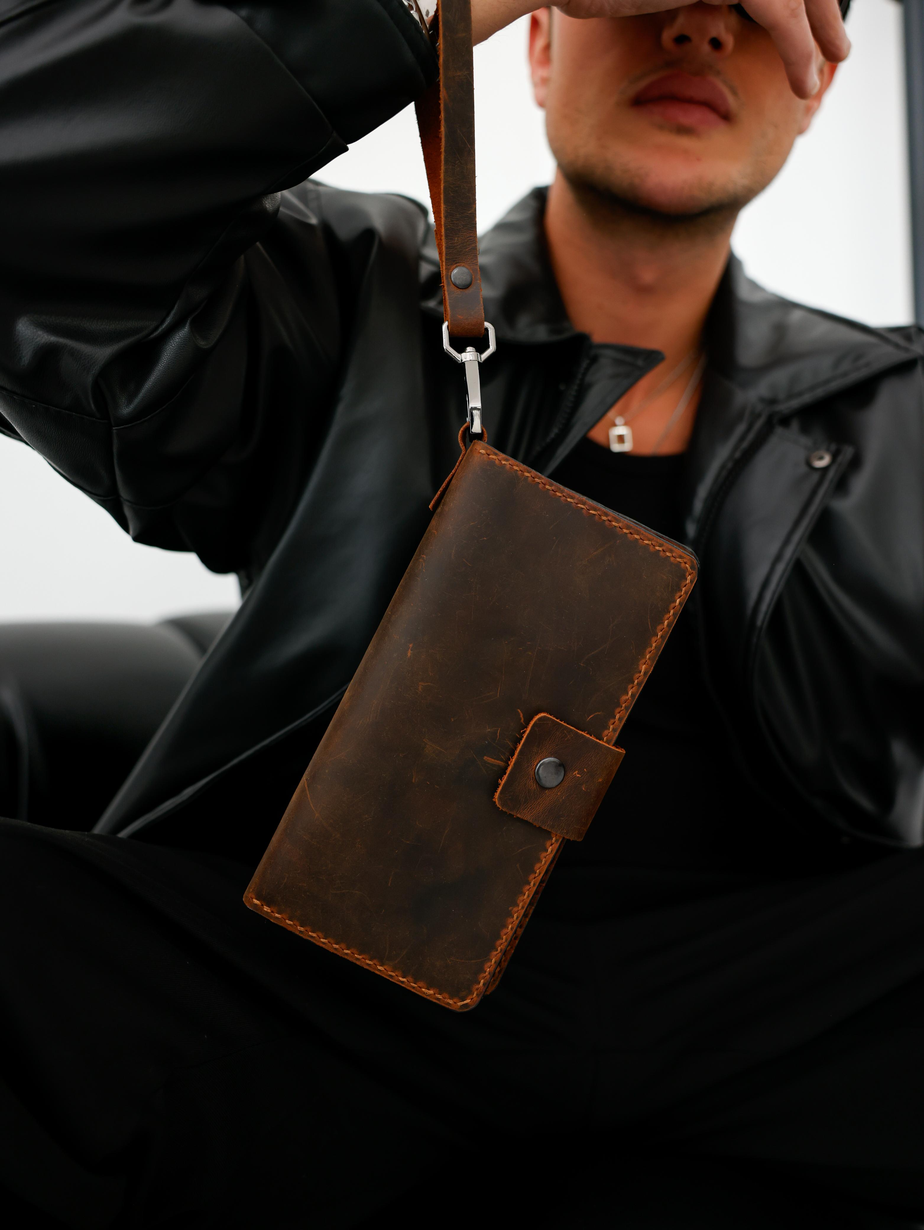  Hakiki Deri Cüzdan  - Kahverengi