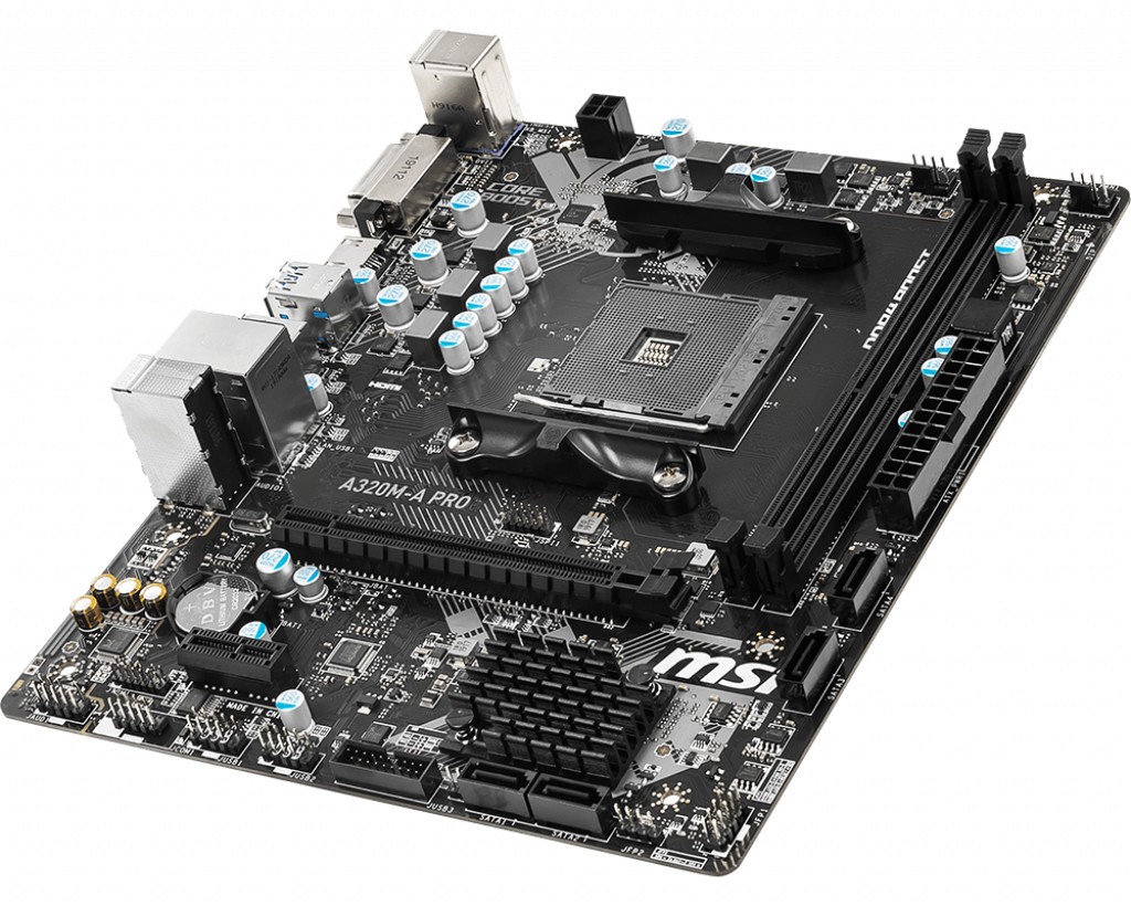 MSI A320M-A PRO AMD A320 3200 MHz (OC) DDR4 Soket AM4 mATX Anakart
