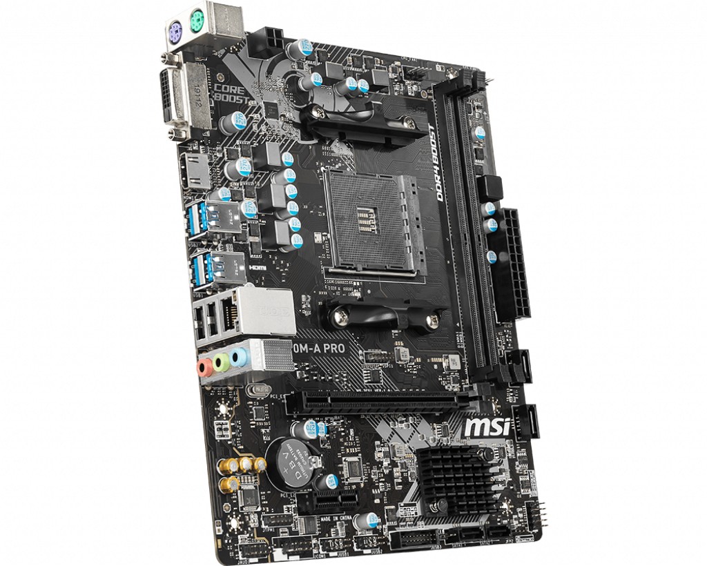 MSI A320M-A PRO AMD A320 3200 MHz (OC) DDR4 Soket AM4 mATX Anakart
