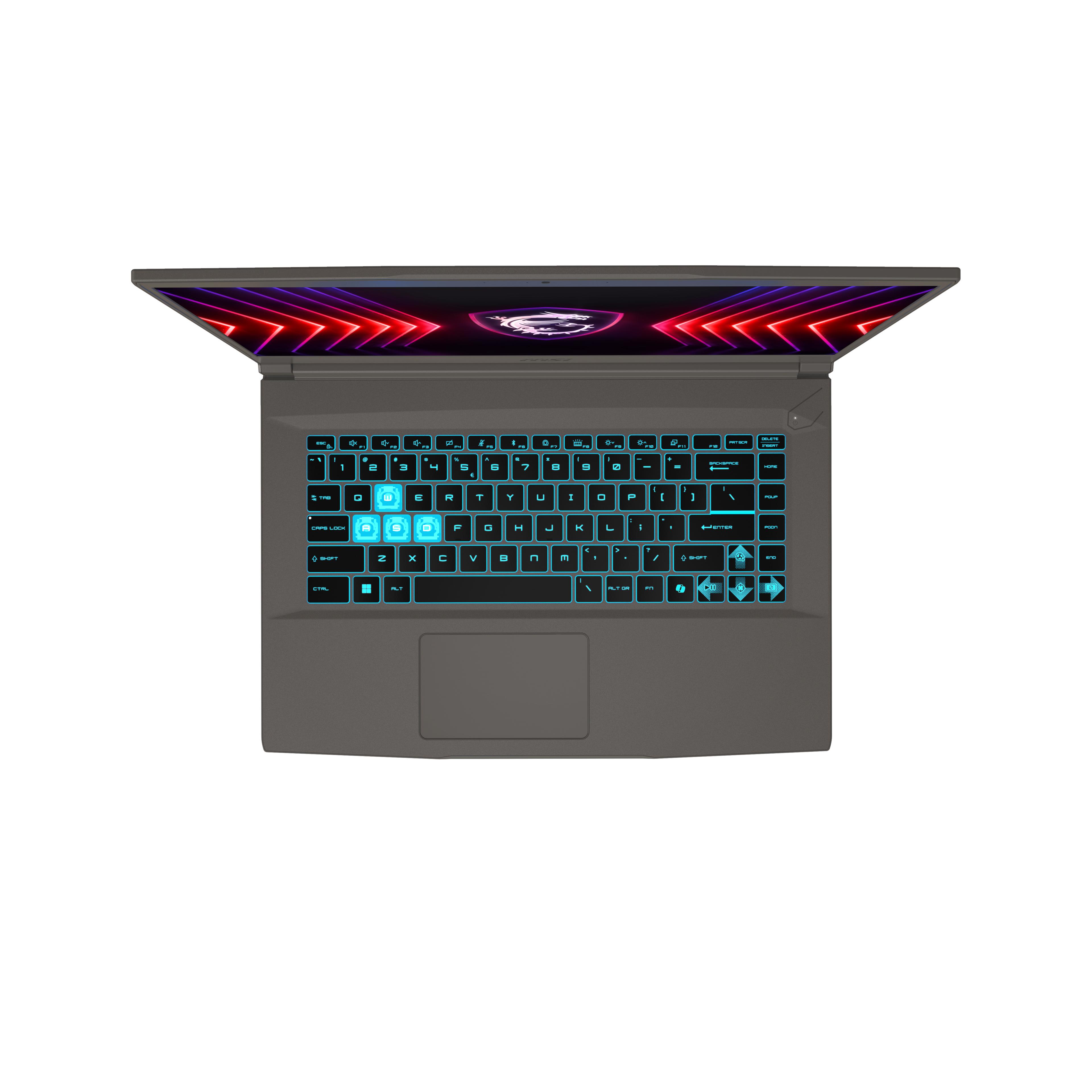 MSI THIN 15 B12UC-1479XTR Intel Core i7-12650H 16GB 512GB SSD 4GB RTX3050 15.6" FHD 144Hz Freedos