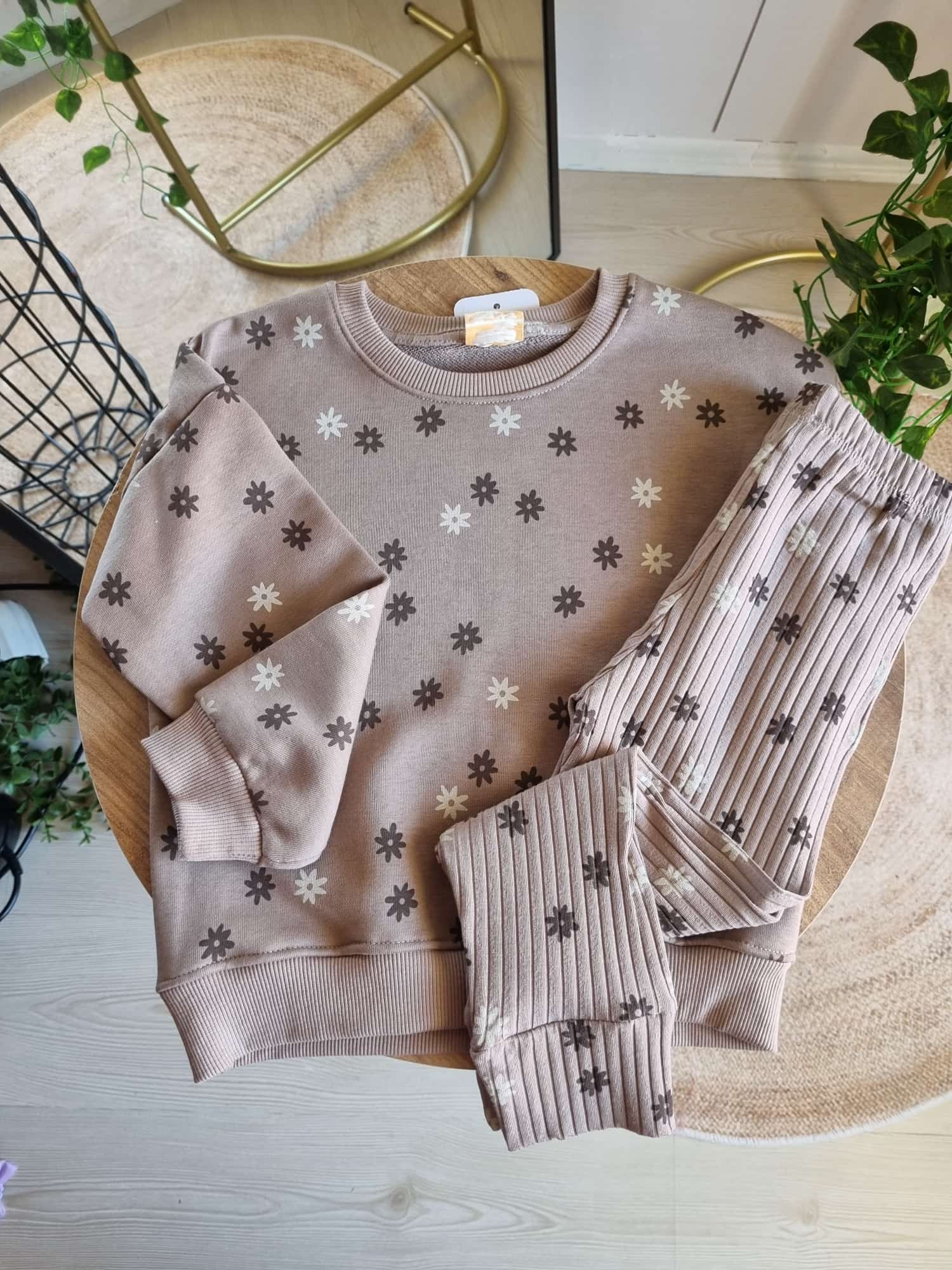 Çiçek Baskılı Takım