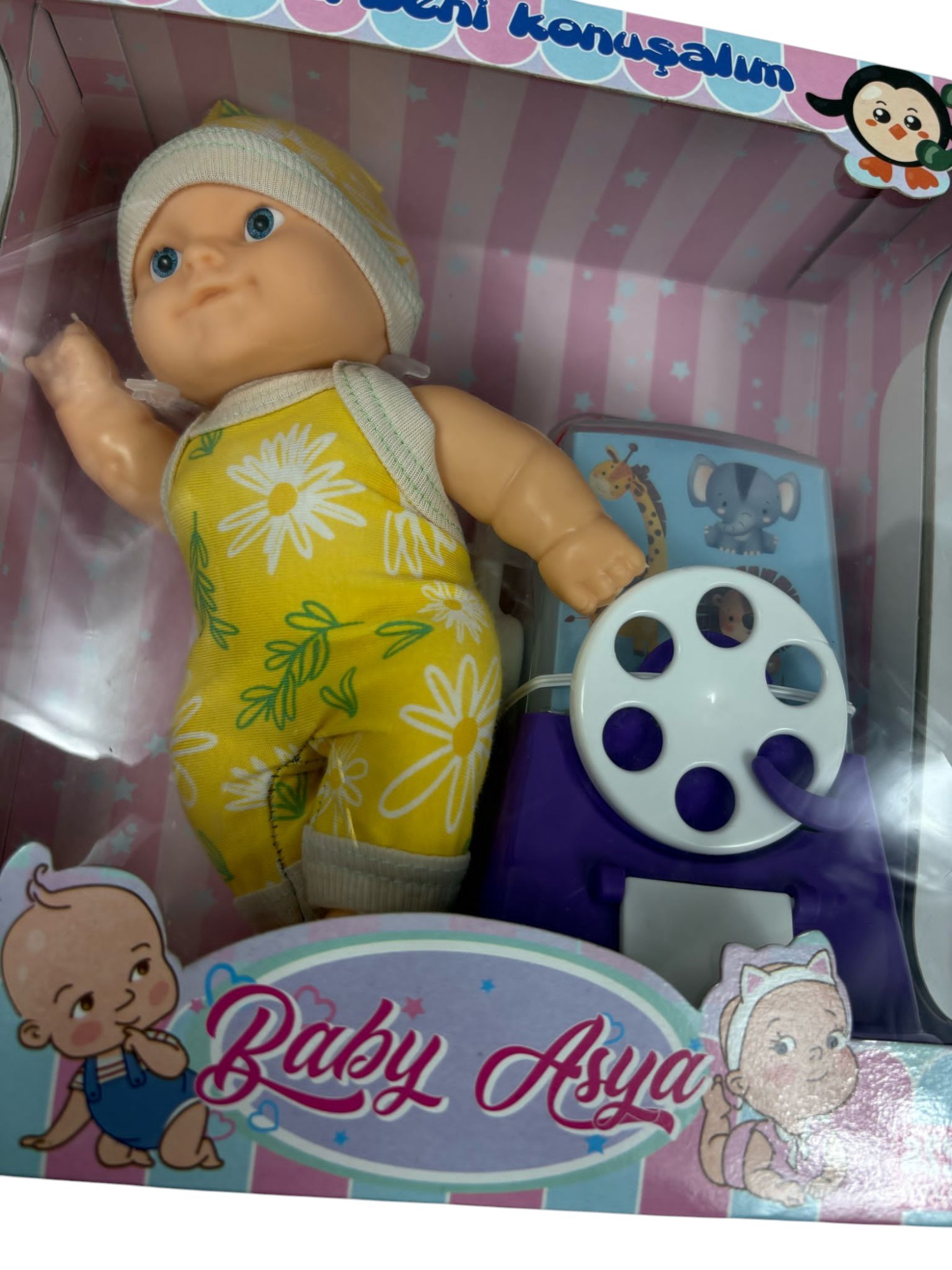 KUTU TELEFONLU ASYA BEBEK