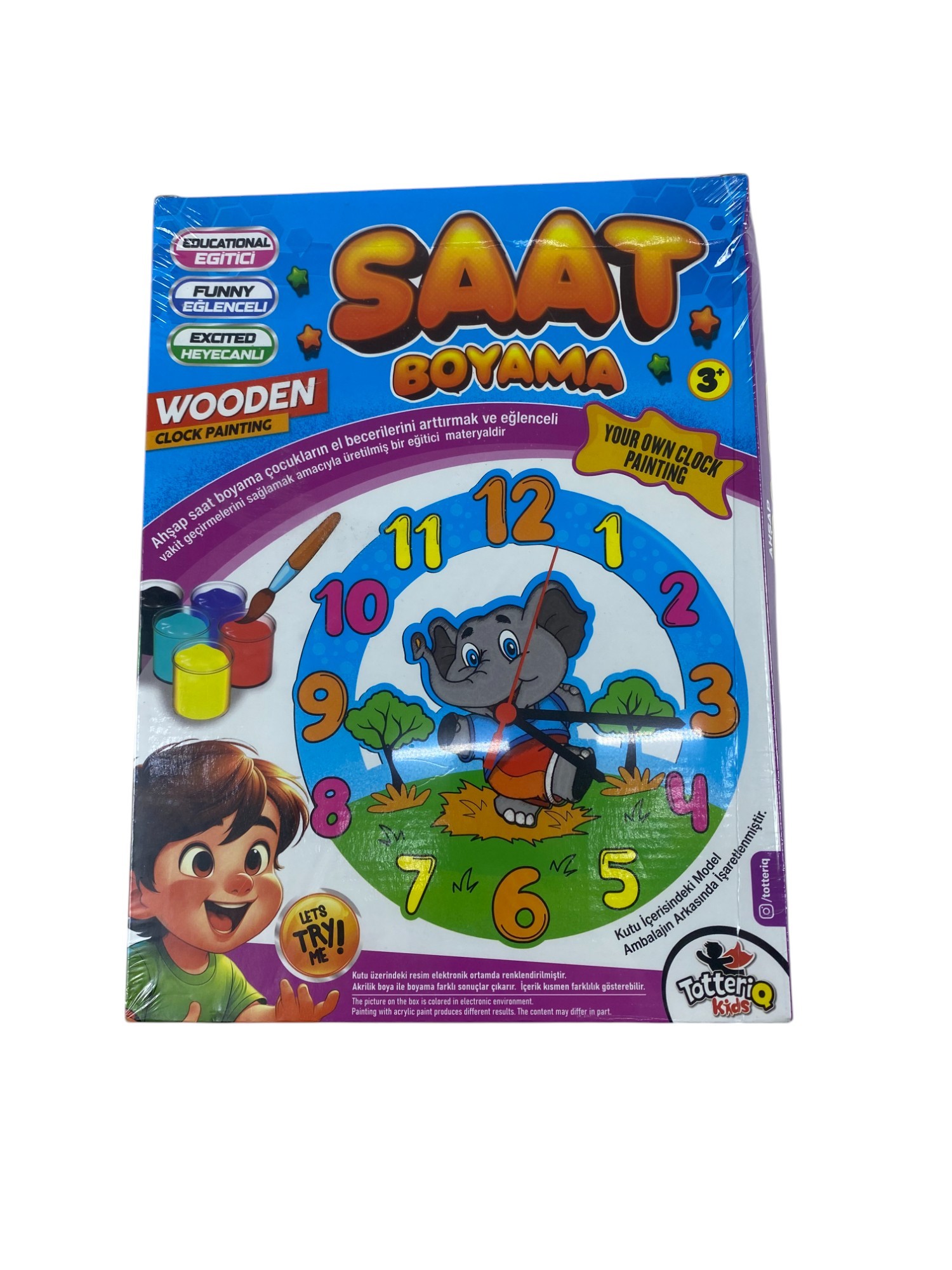 AHŞAP SAAT BOYAMA