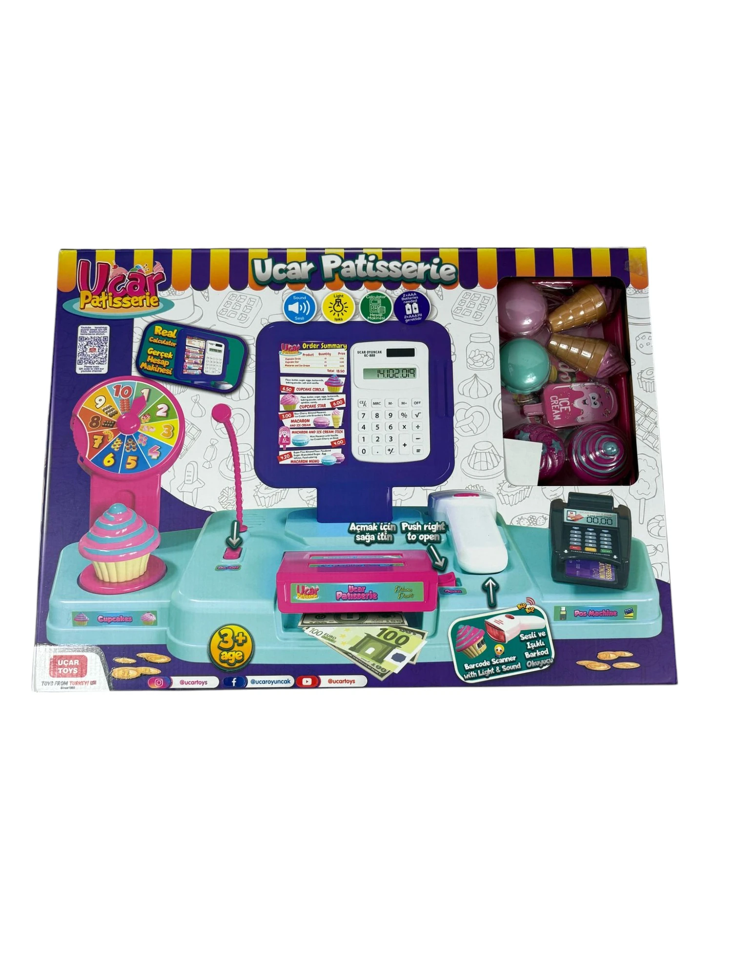 YAZAR KASA PASTANE SET