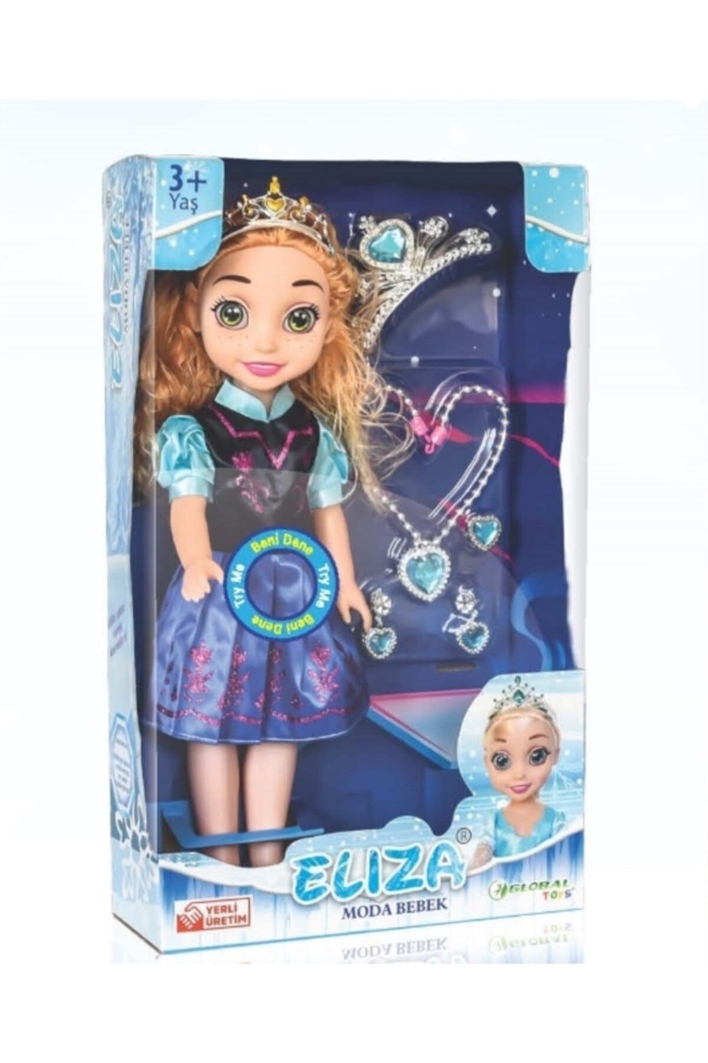 ELİZA MODA BEBEK 45 CM AKSESUARLI KUT KL18