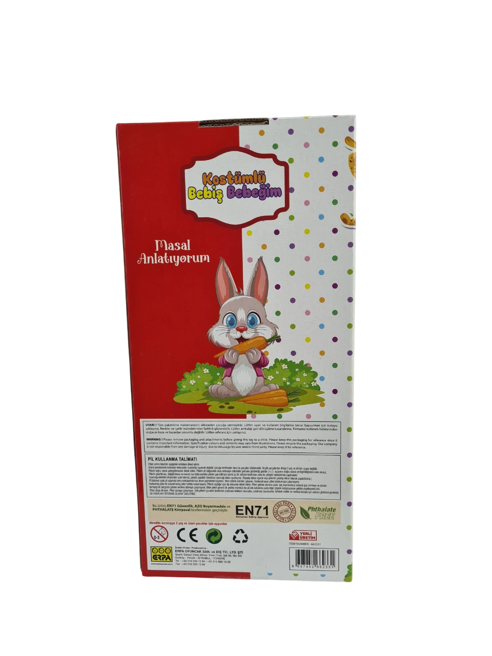 BEBİŞ KOSTÜMLÜ BEBEK