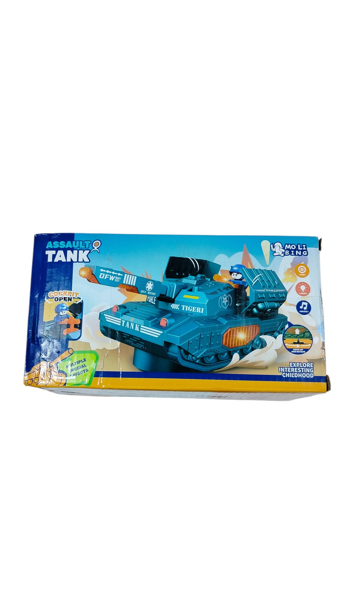 PİLLİ SESLİ TANK