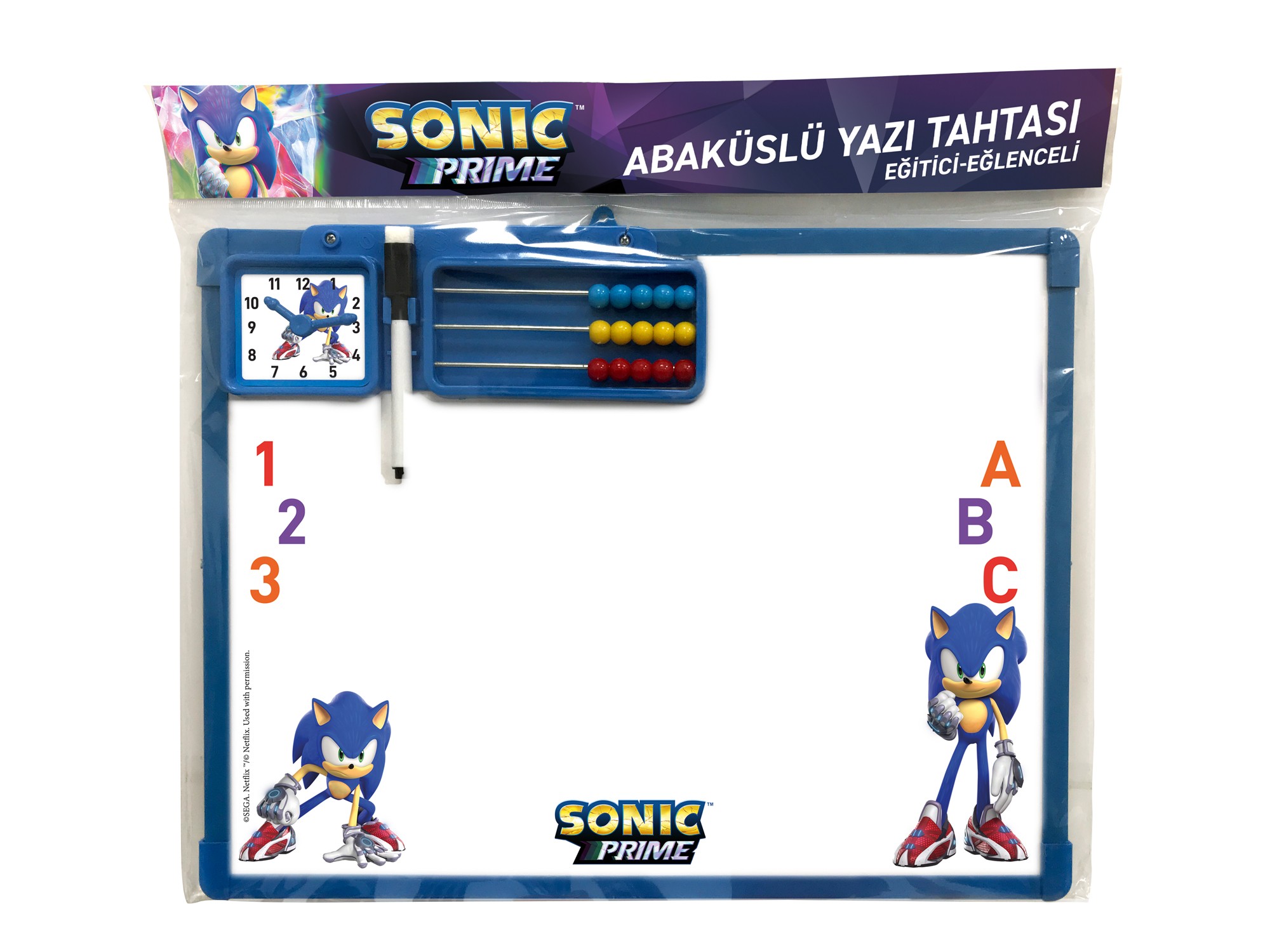 YAZI TAHTASI SONIC ABAKÜSLÜ