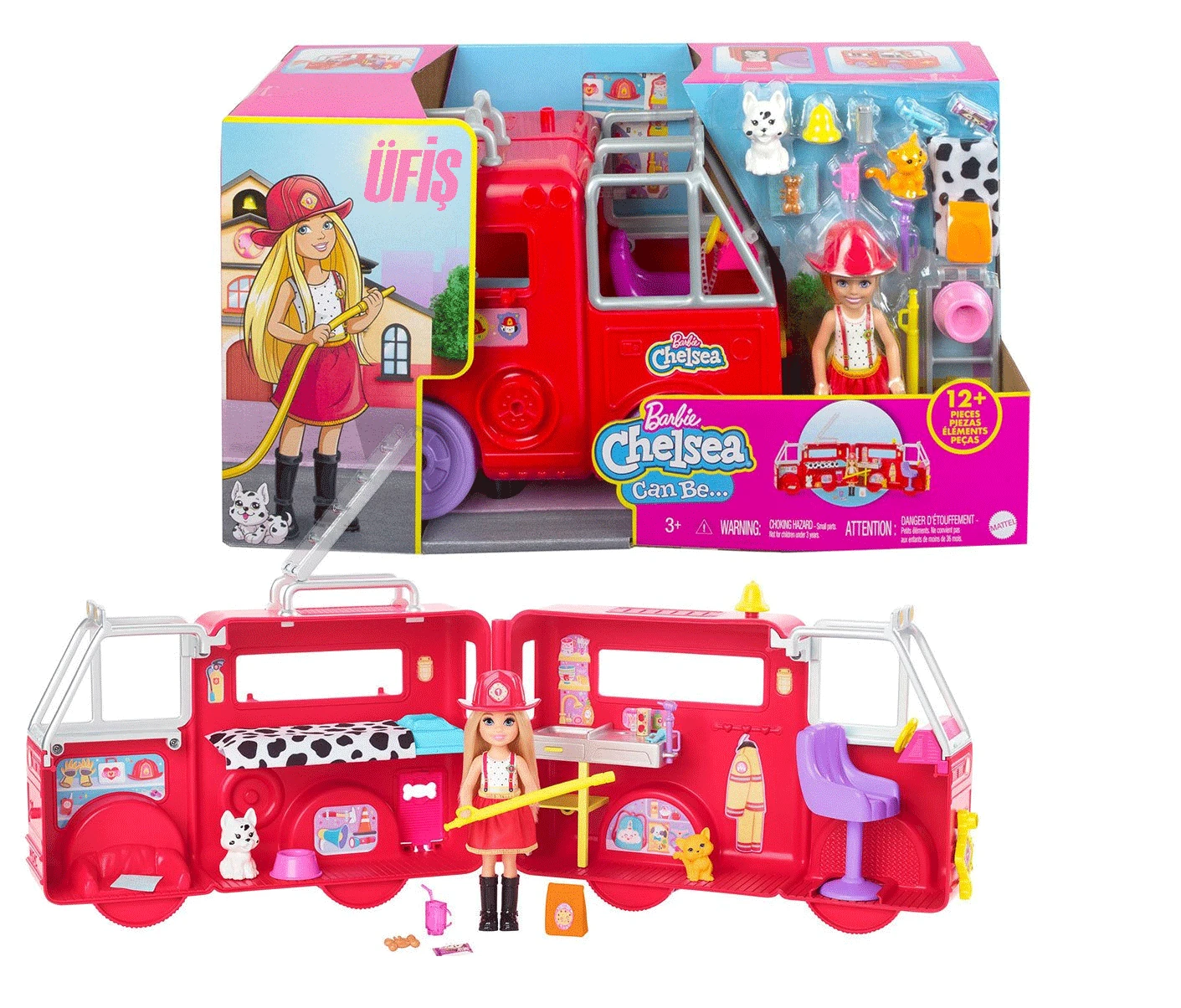 BARBİE İTFAİYE ARACI