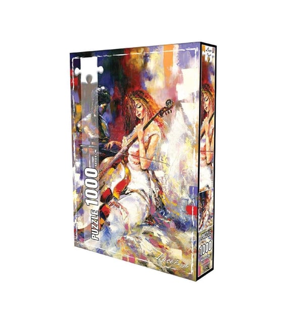 1000 PARÇA KEMAN ÇALAN KIZ PUZZLE