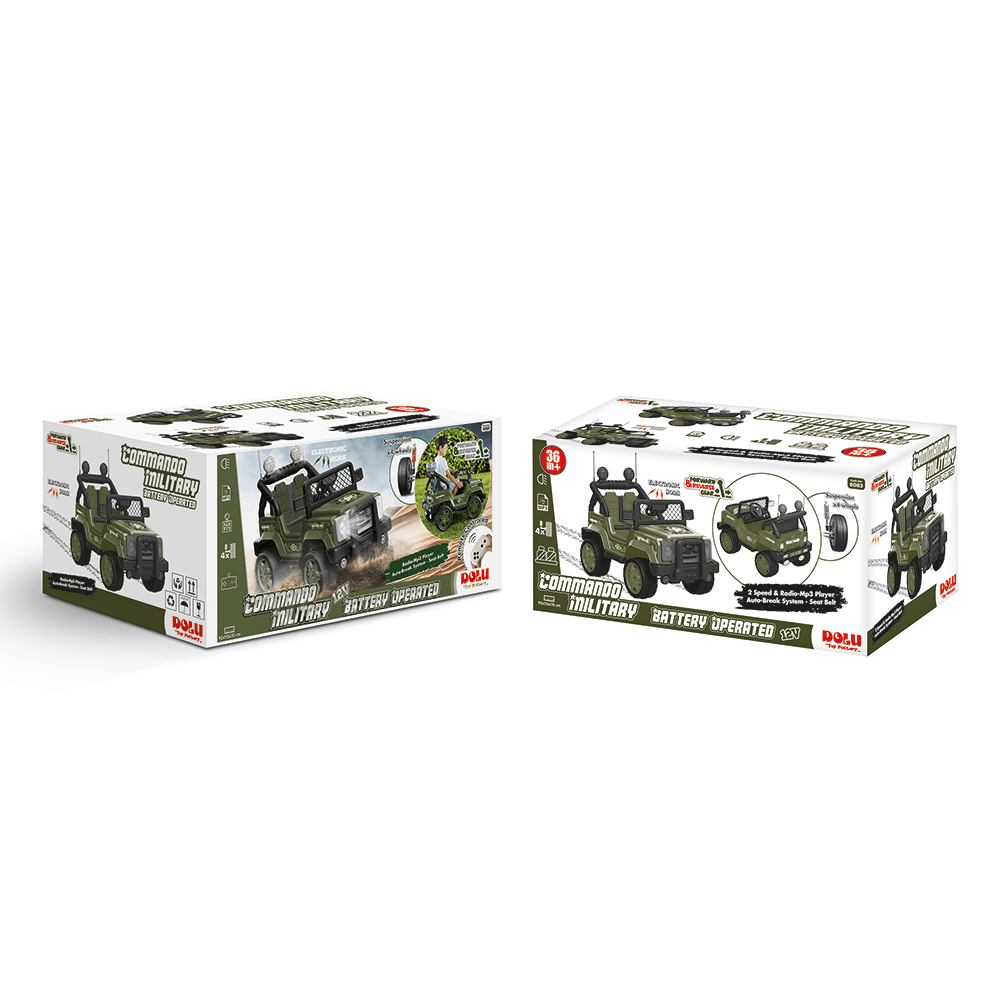 12V ASKERİ AKÜLÜ JEEP KUMANDALI