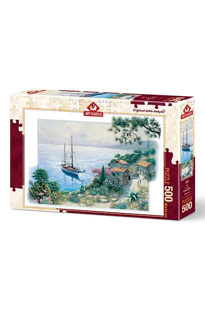 500 PRÇ PUZZLE PAMUK MAVİSİ
