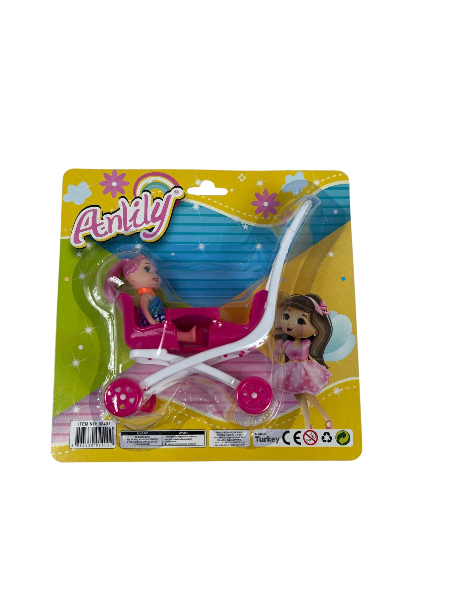 ANLİLY 2 Lİ PUSET BEBEKLİ KL 135