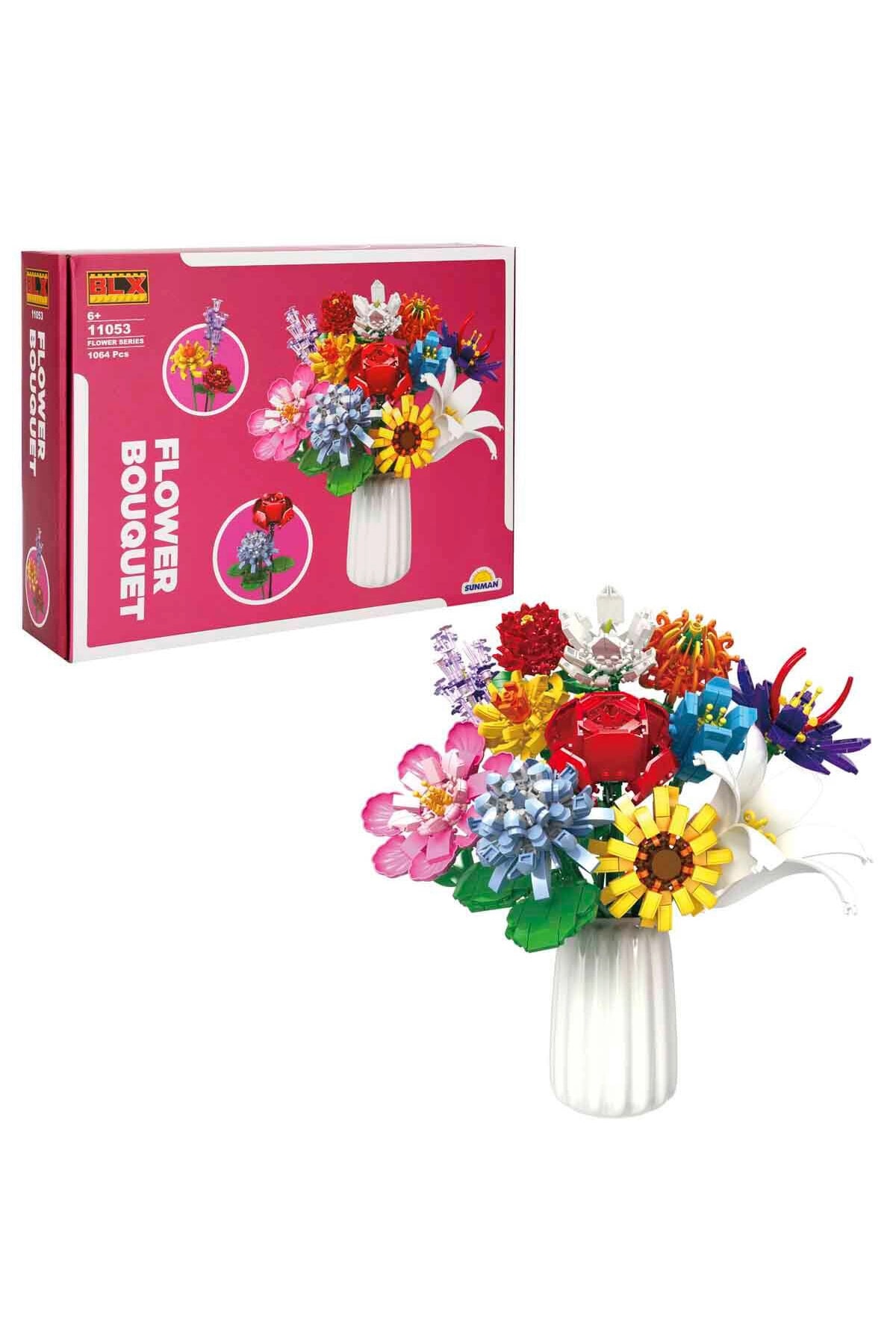 1064 PRÇ LEGO VAZODA ÇİÇEKLER
