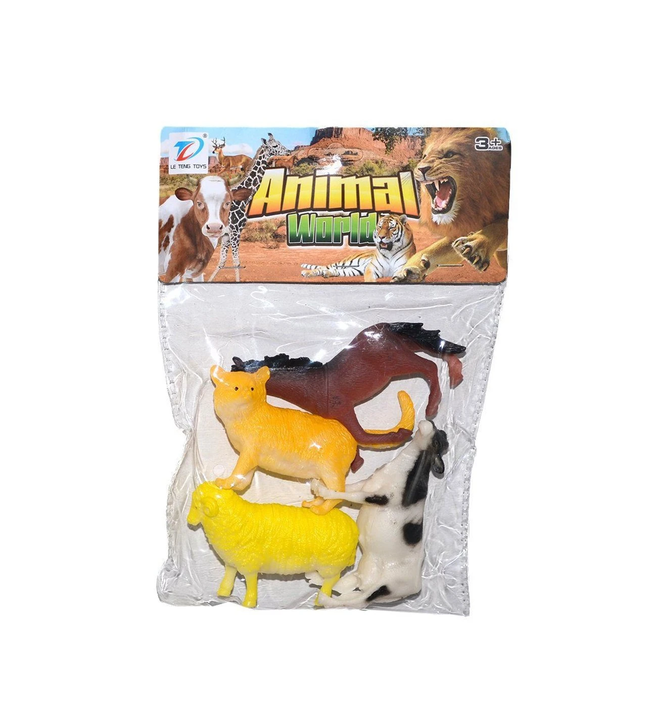 EVÇİL HAYVANLAR 4 LÜ PVCDE KL72