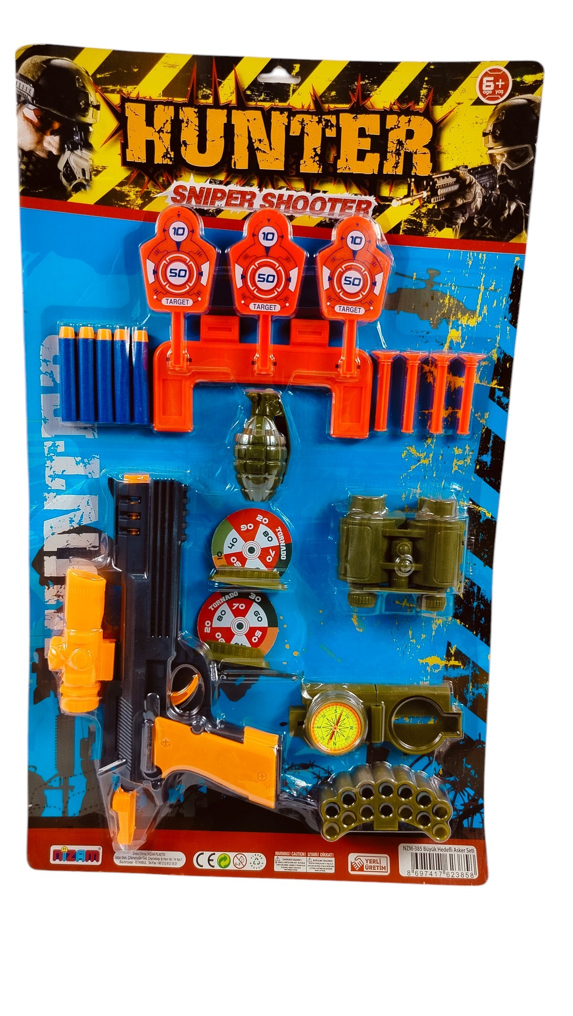 3 HEDEFLİ ASKER SETİ KRT KL32