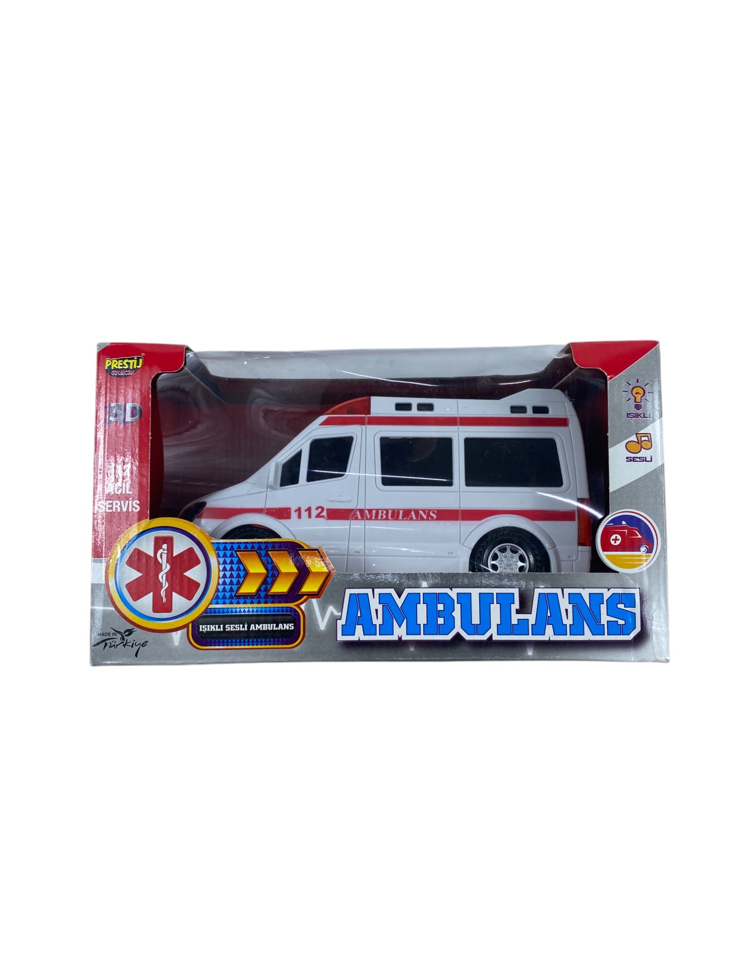 AMBULANS PİLLİ IŞIKLI KUT KL48