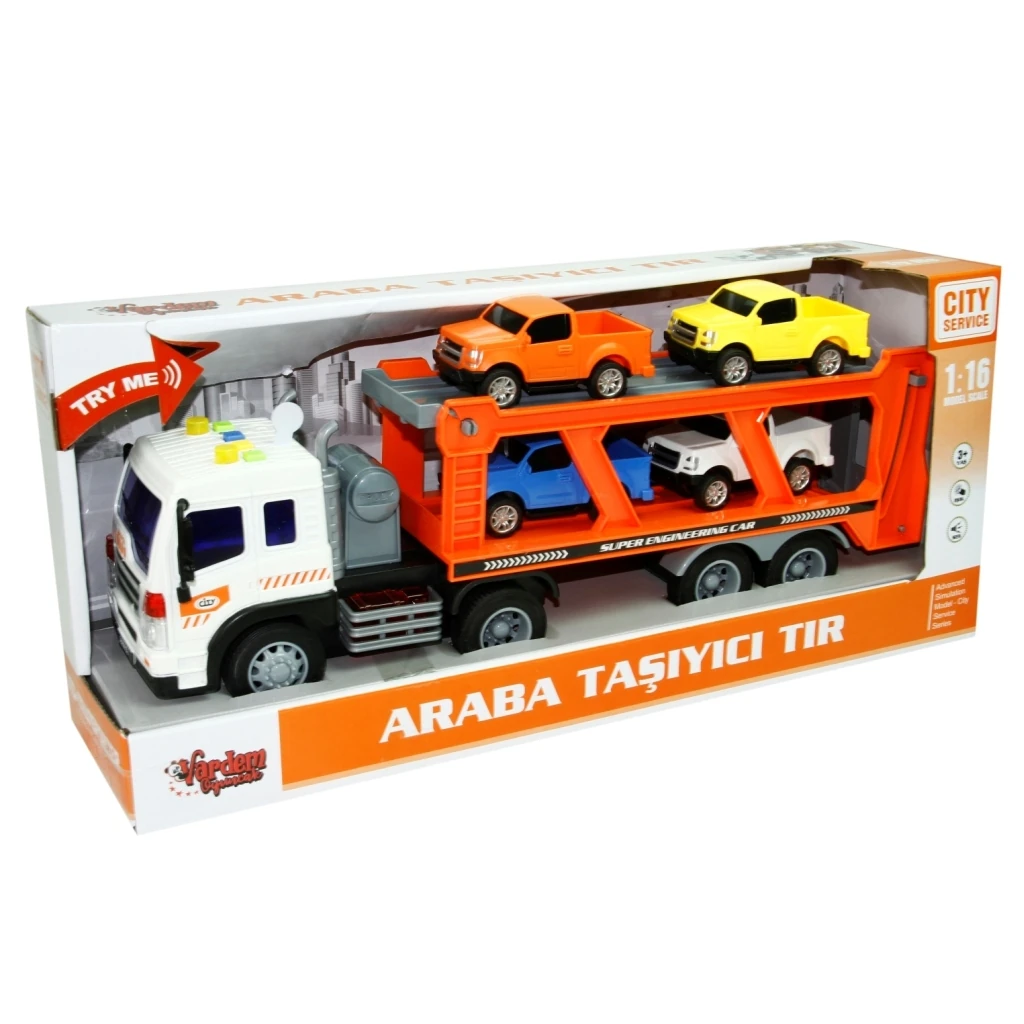 IŞIKLI ARAÇ TAŞIYAN TIR