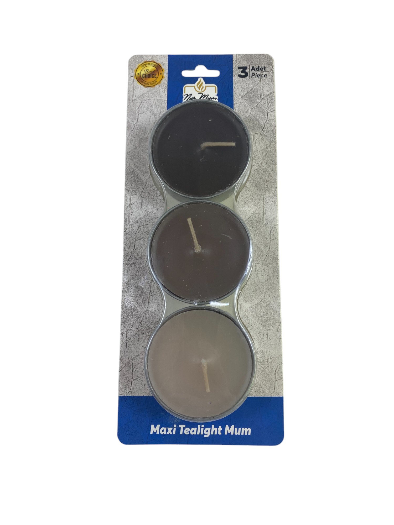 3LÜ MUM MAXİ TEALİGHT