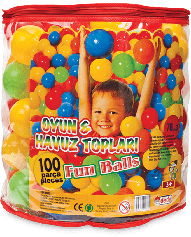 OYUN HAVUZ TOPU 100 PÇS KL6