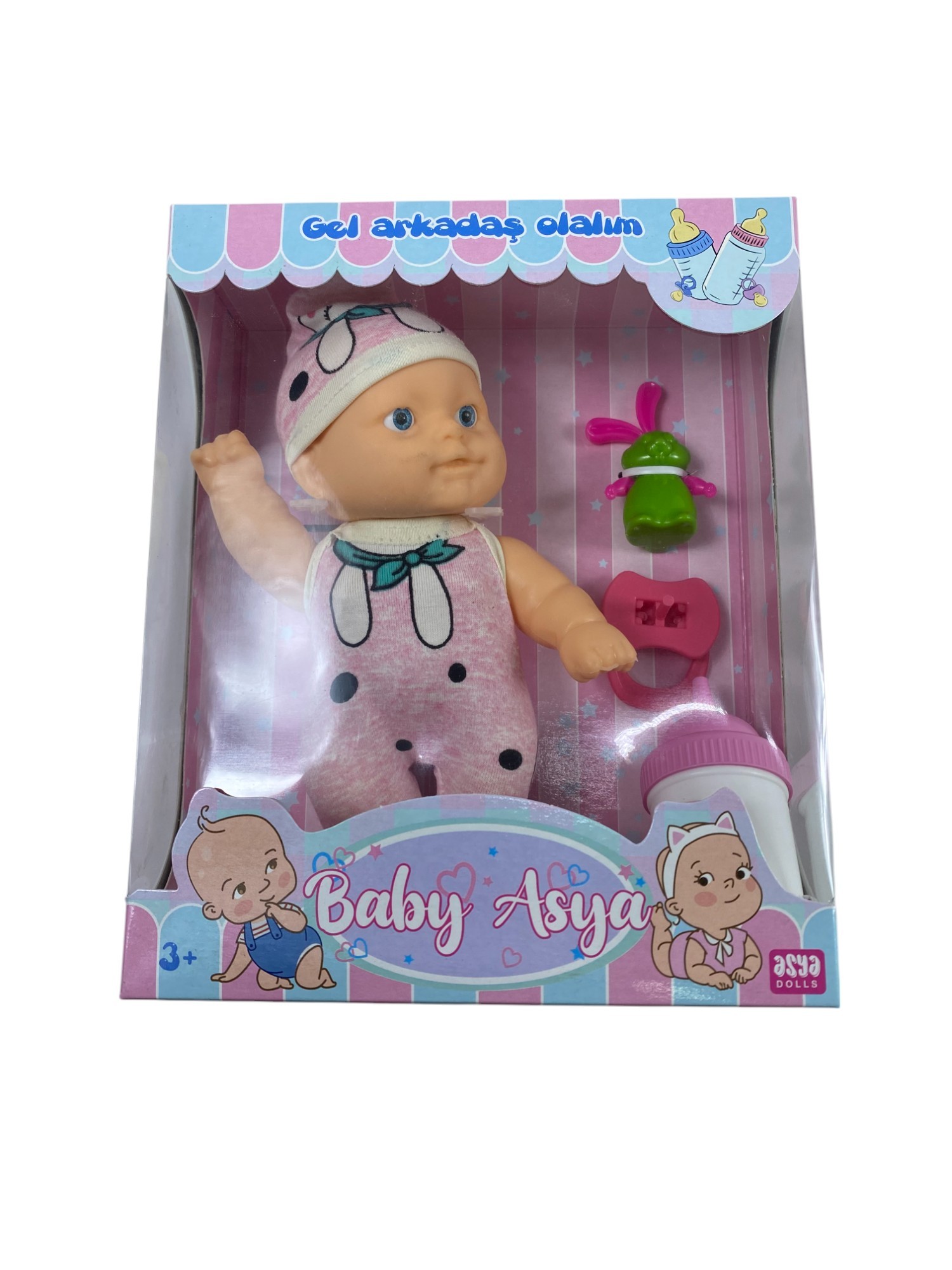 KUTU BİBERONLU ASYA BEBEK