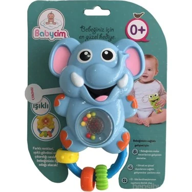 BABYCİM  FİL SESLİ ÇINGIRAK KL 24