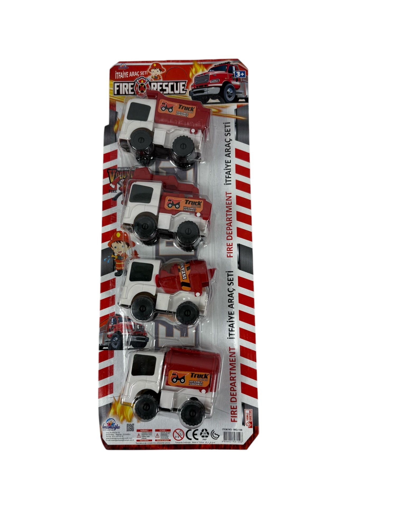4LÜ İTFAİYE ARAÇ SET