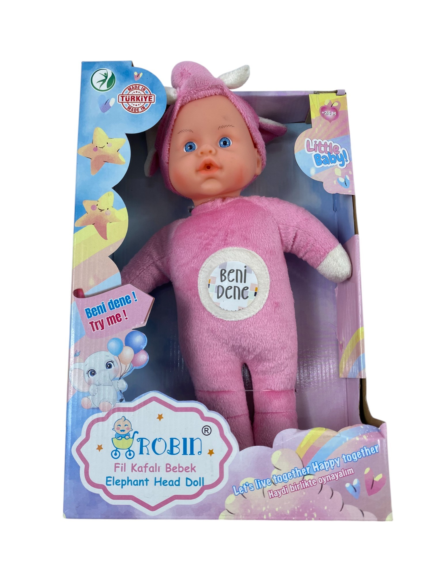 ROBİN FİL KAFALI BEBEK