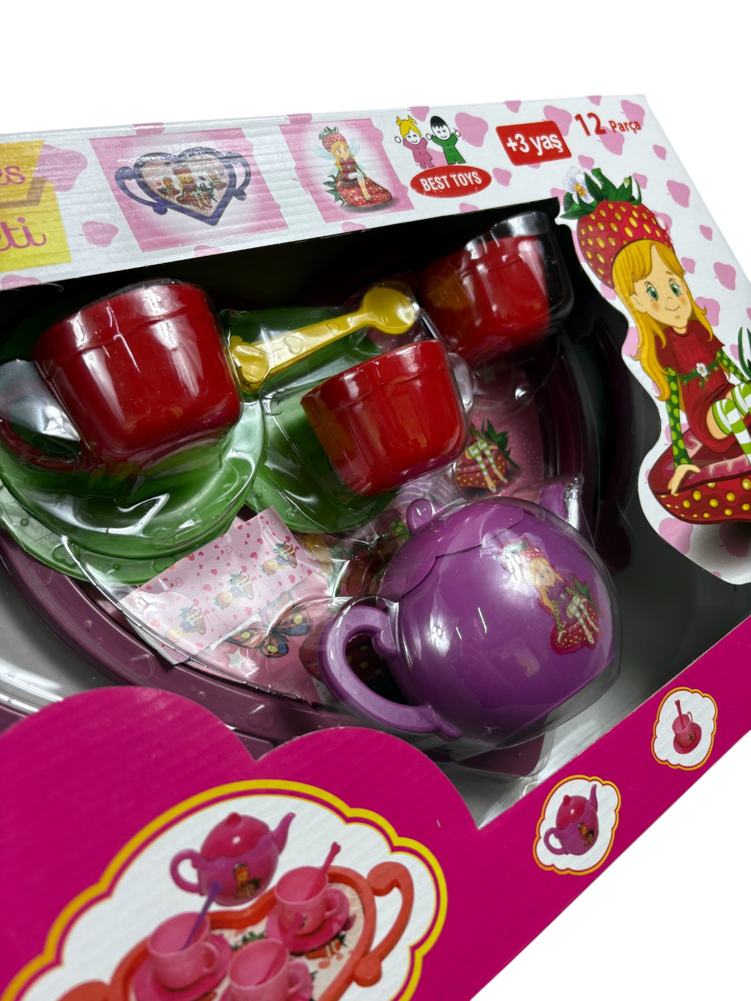 ÇAY SET KALP TEPSİLİ  KUT KL 28