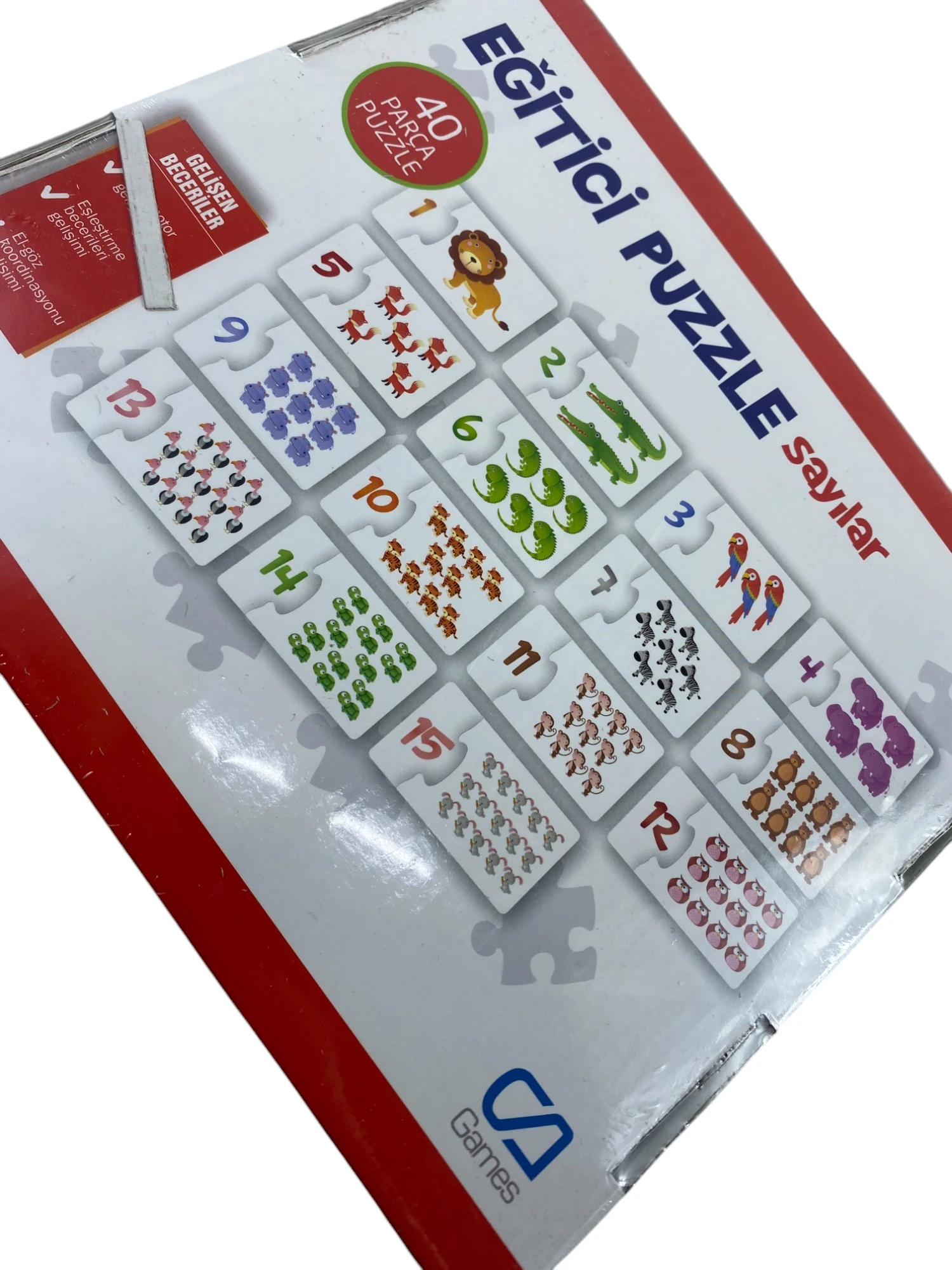 EĞİTİÇİ PUZZLE SAYILAR