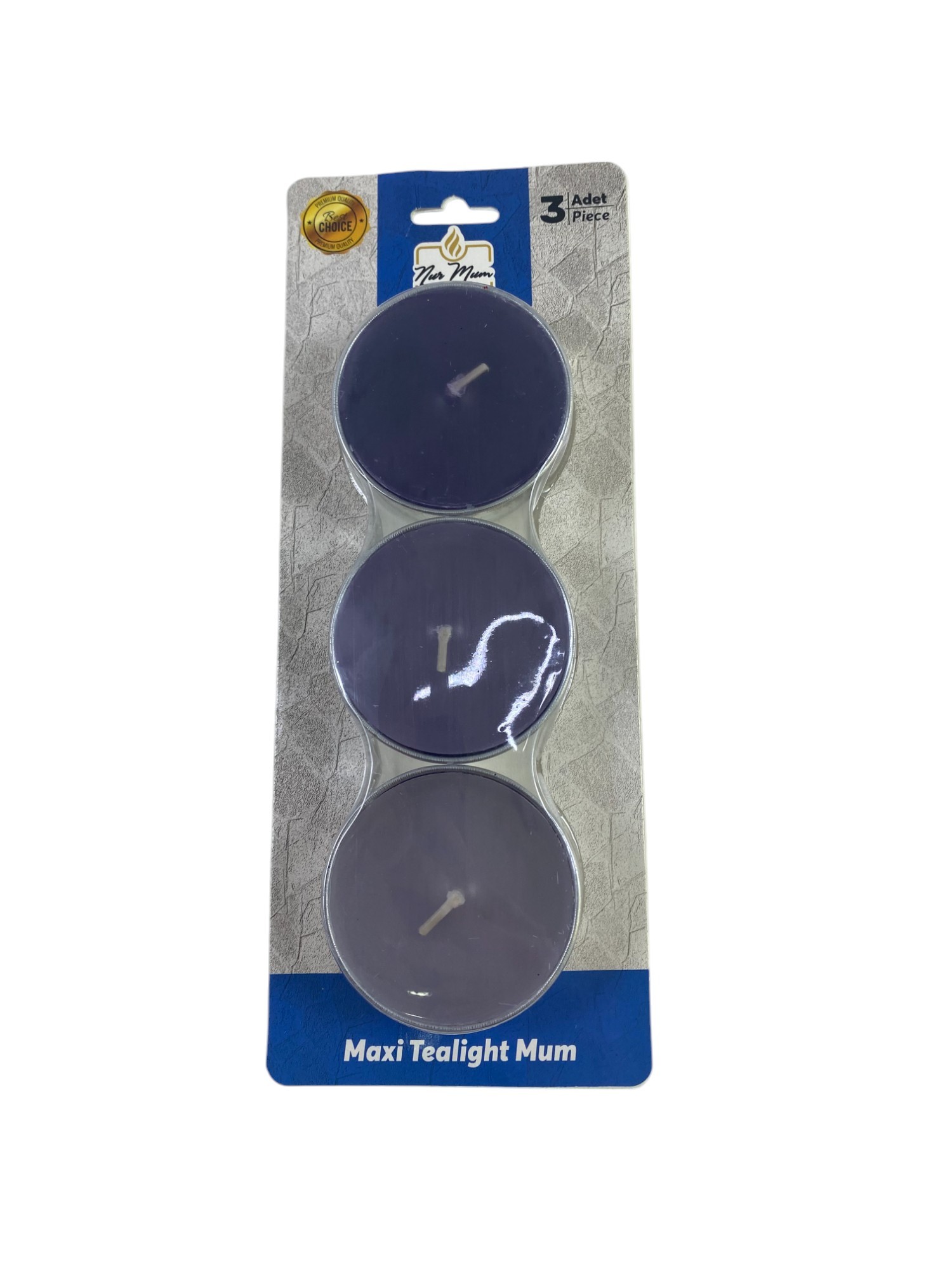 3LÜ MUM MAXİ TEALİGHT