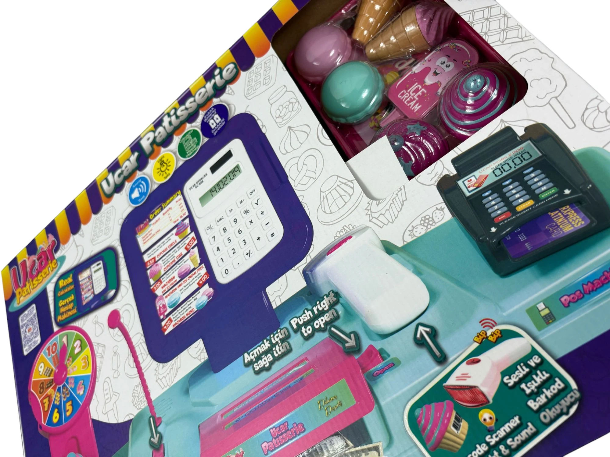 YAZAR KASA PASTANE SET