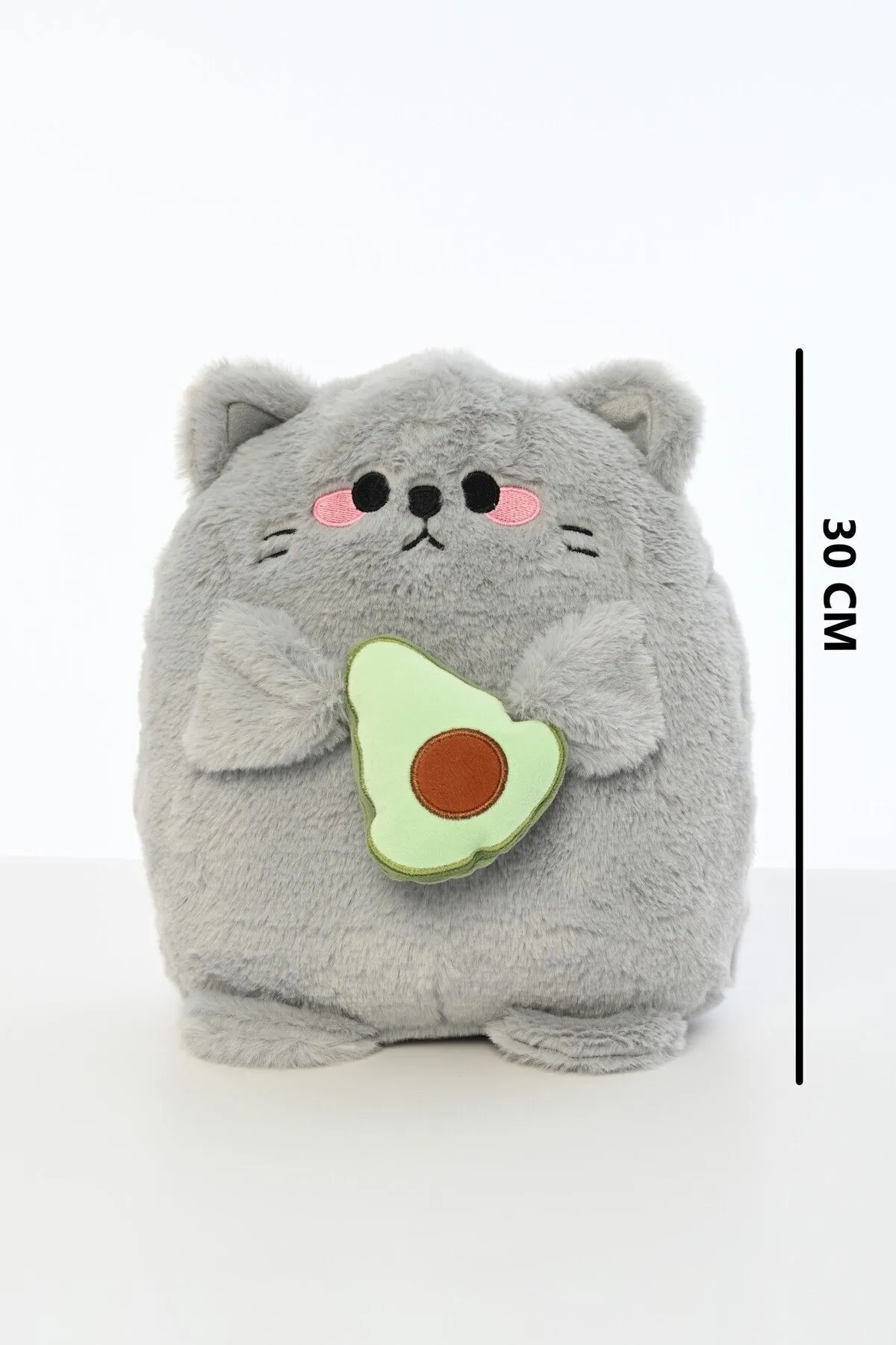 30 CM YASTIK AVAKADO KEDİ