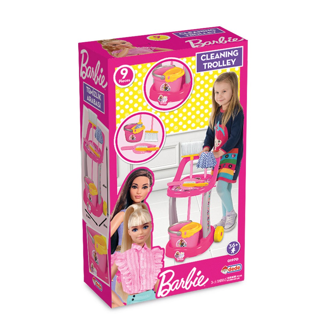 BARBİE TEMİZLİK ARABASI