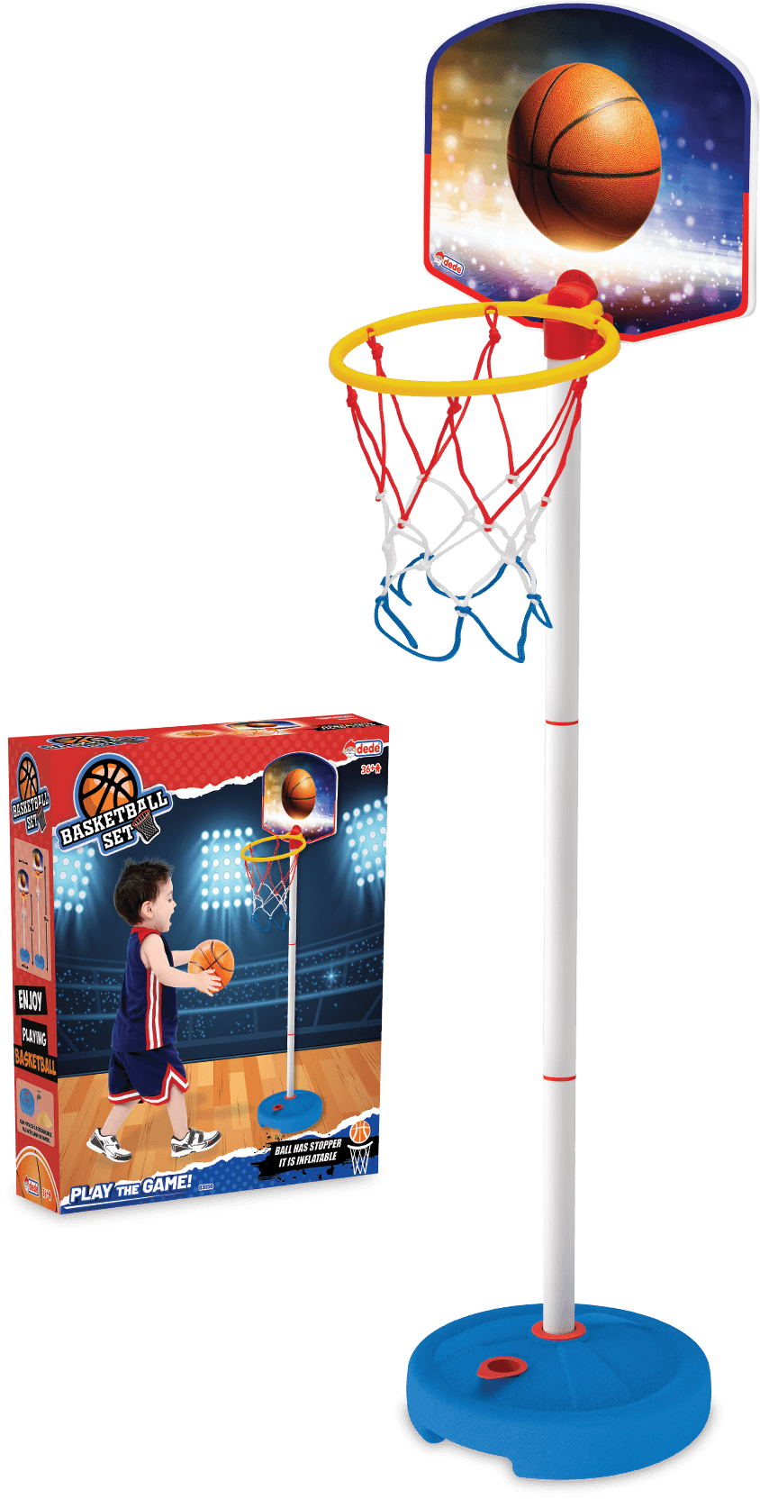 KÜÇÜK AYAKLI BASKETBOL POTA SET KUT KL10