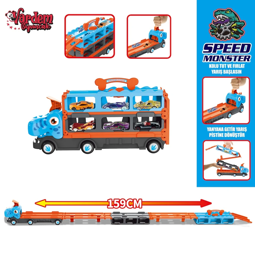 PARKURLU ARABA FIRLATAN DİNAZOR