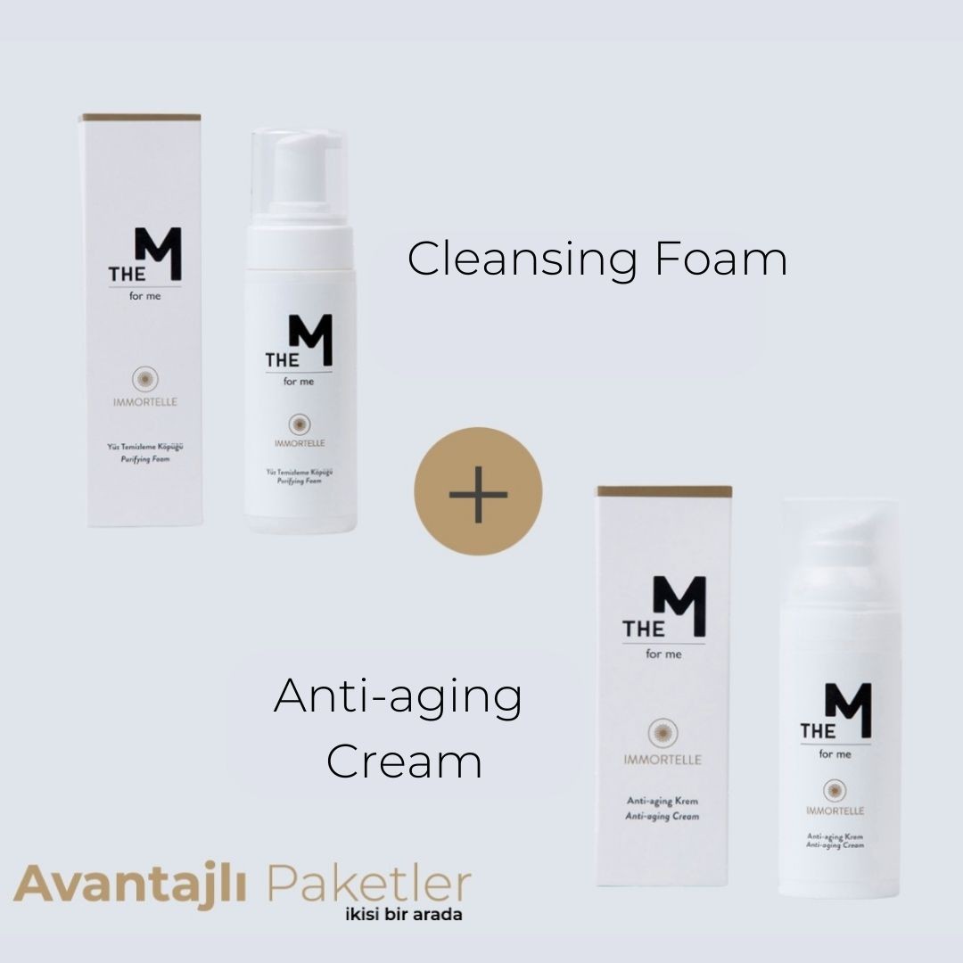 Cleansing Foam + Anti-aging Cream 